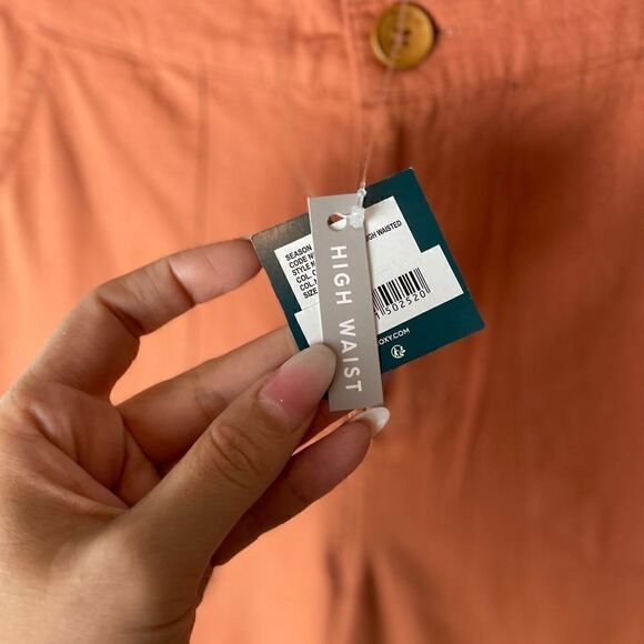 Roxy Oceanside High Waist Flared Pants Sunburn Small - Picture 6 of 11